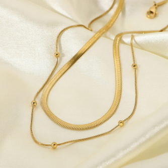 Dotted Snake Necklace