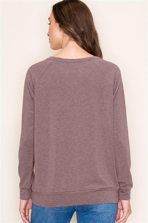 Brown Terry Sweatshirt