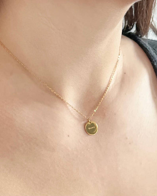 God is Greater Coin Necklace