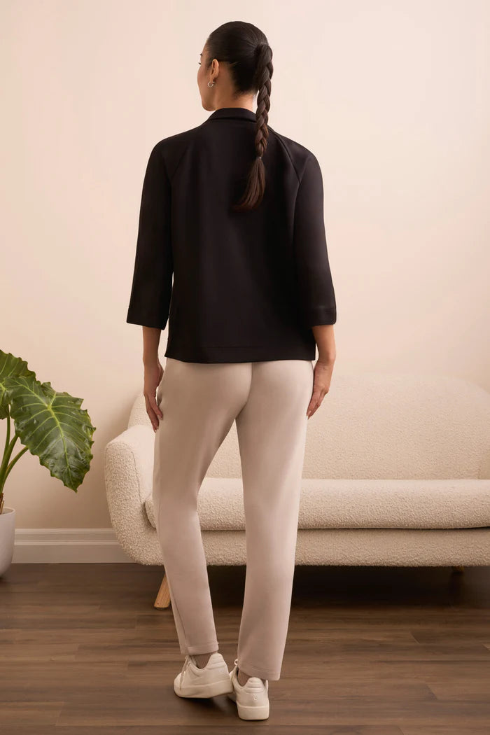 Tribal Henley Shirt Black