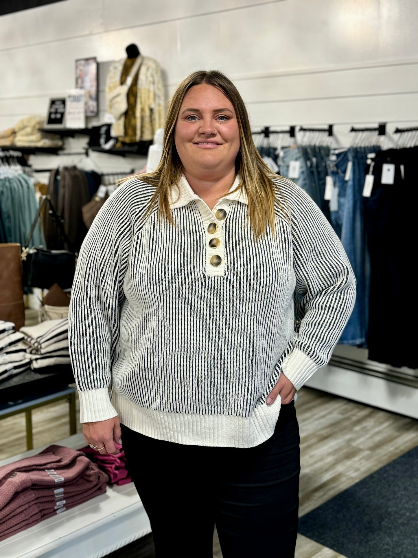 Tribal Raglan Sweater