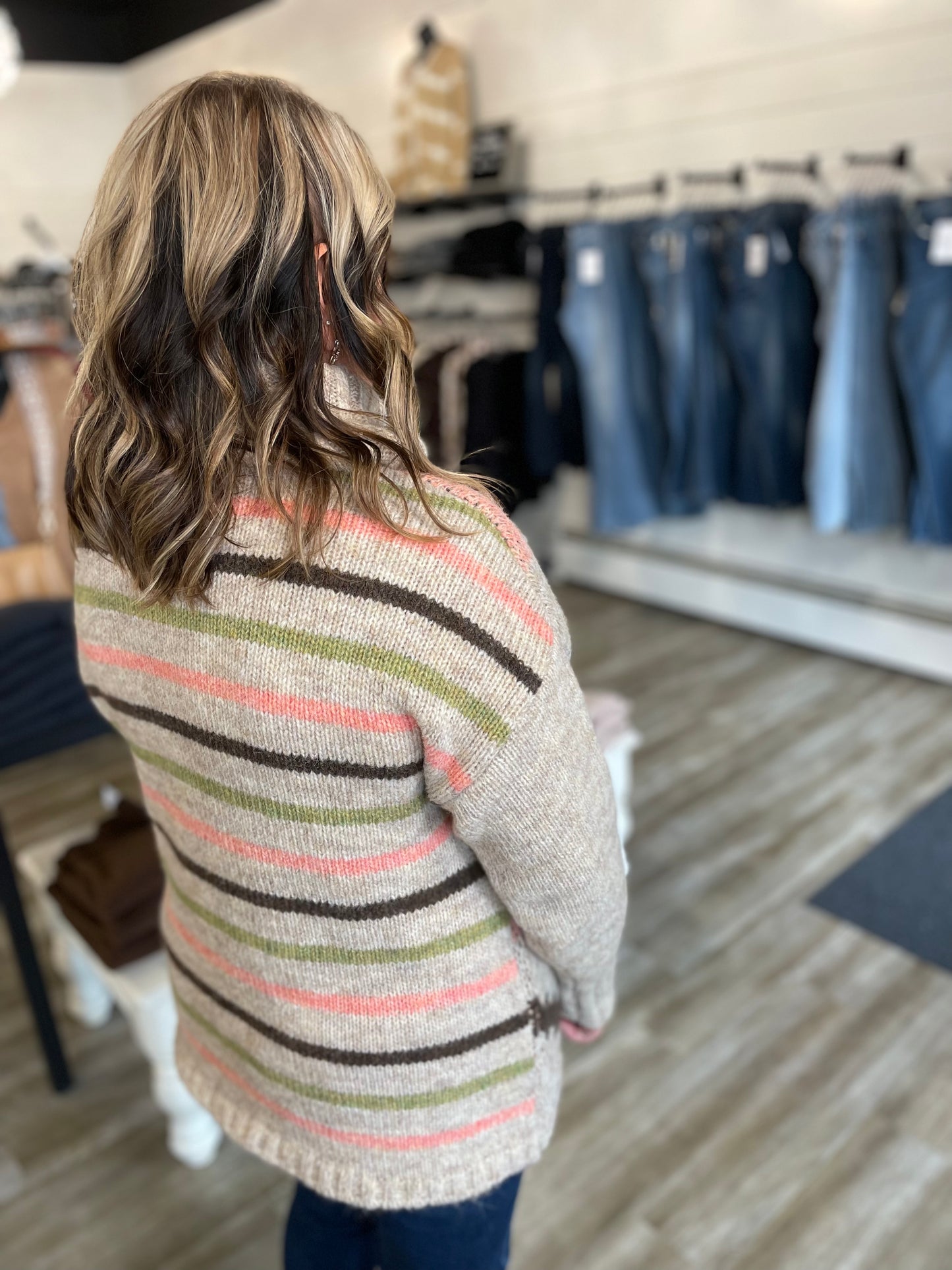 Tribal Geometric Sweater