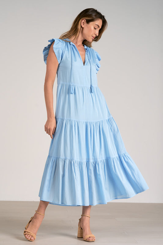Elan Blue Maxi Dress