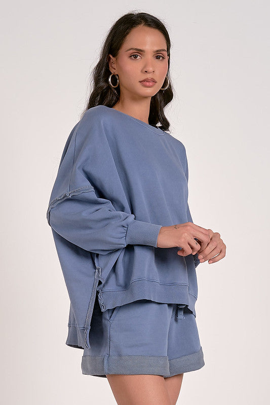 Elan Oversized Crew Sweatshirt
