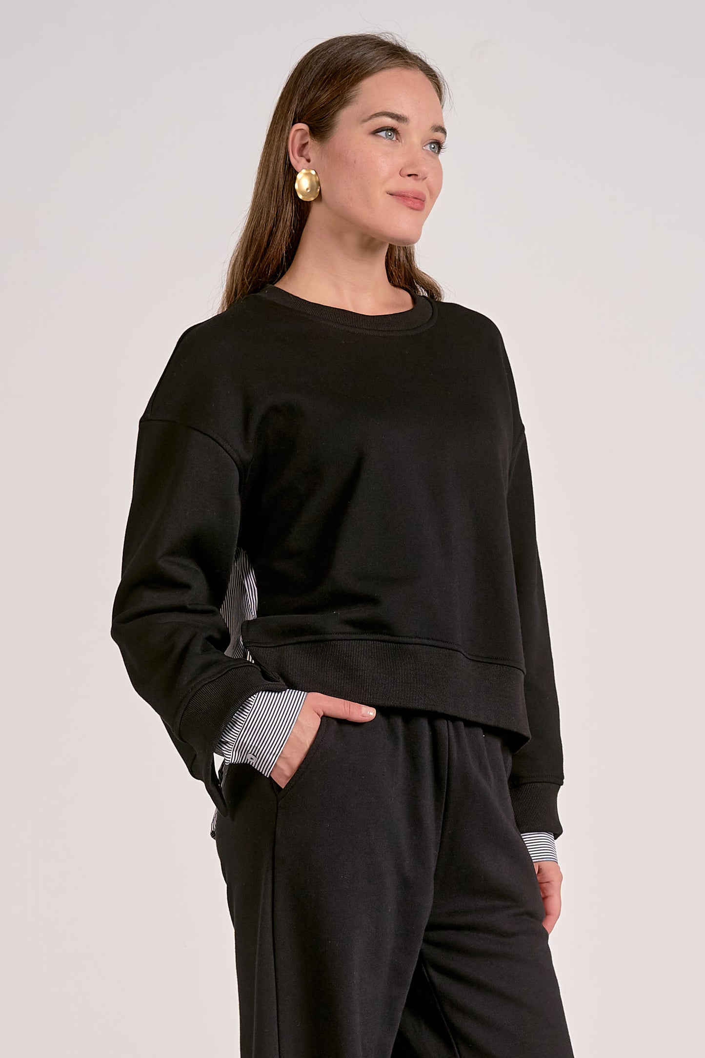 Elan Mix Media Sweatshirt