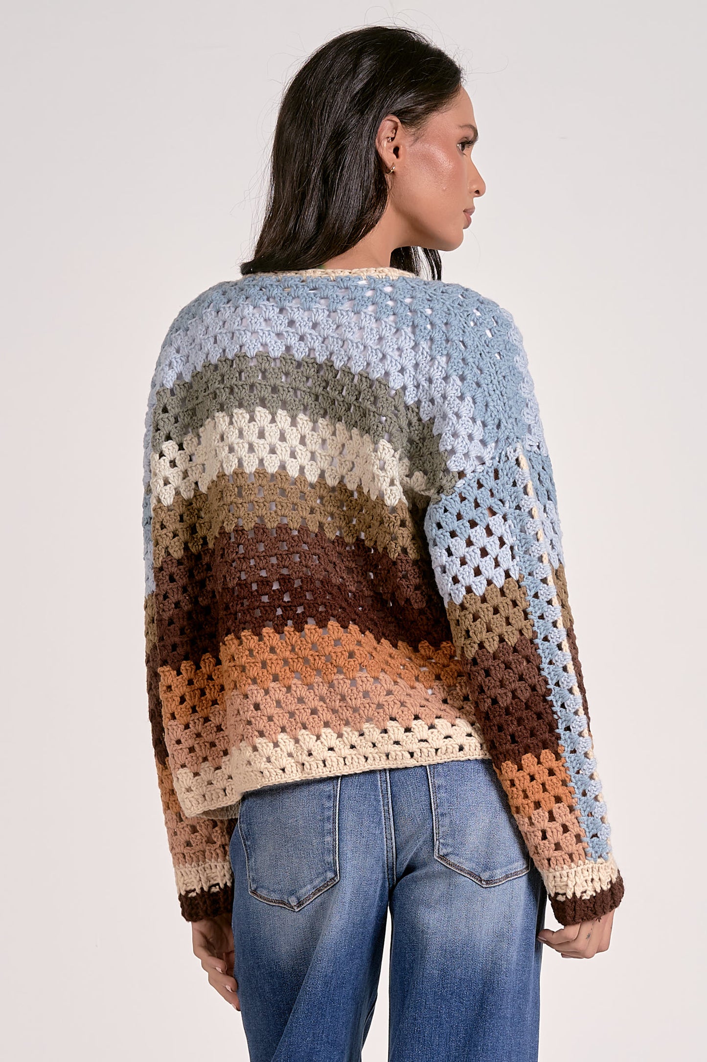 Elan Stripe Cardigan