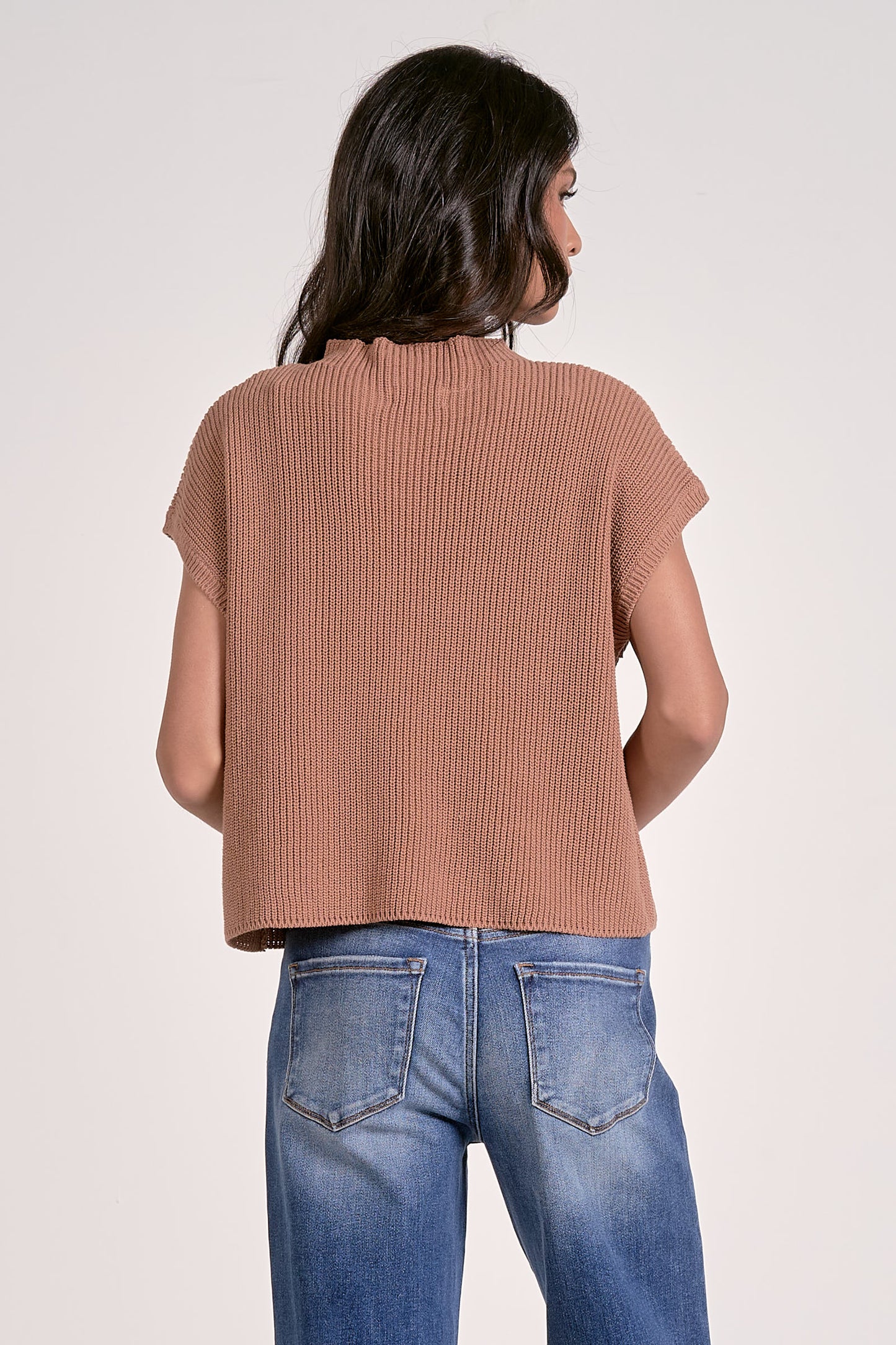 Elan Cap Sleeve Sweater