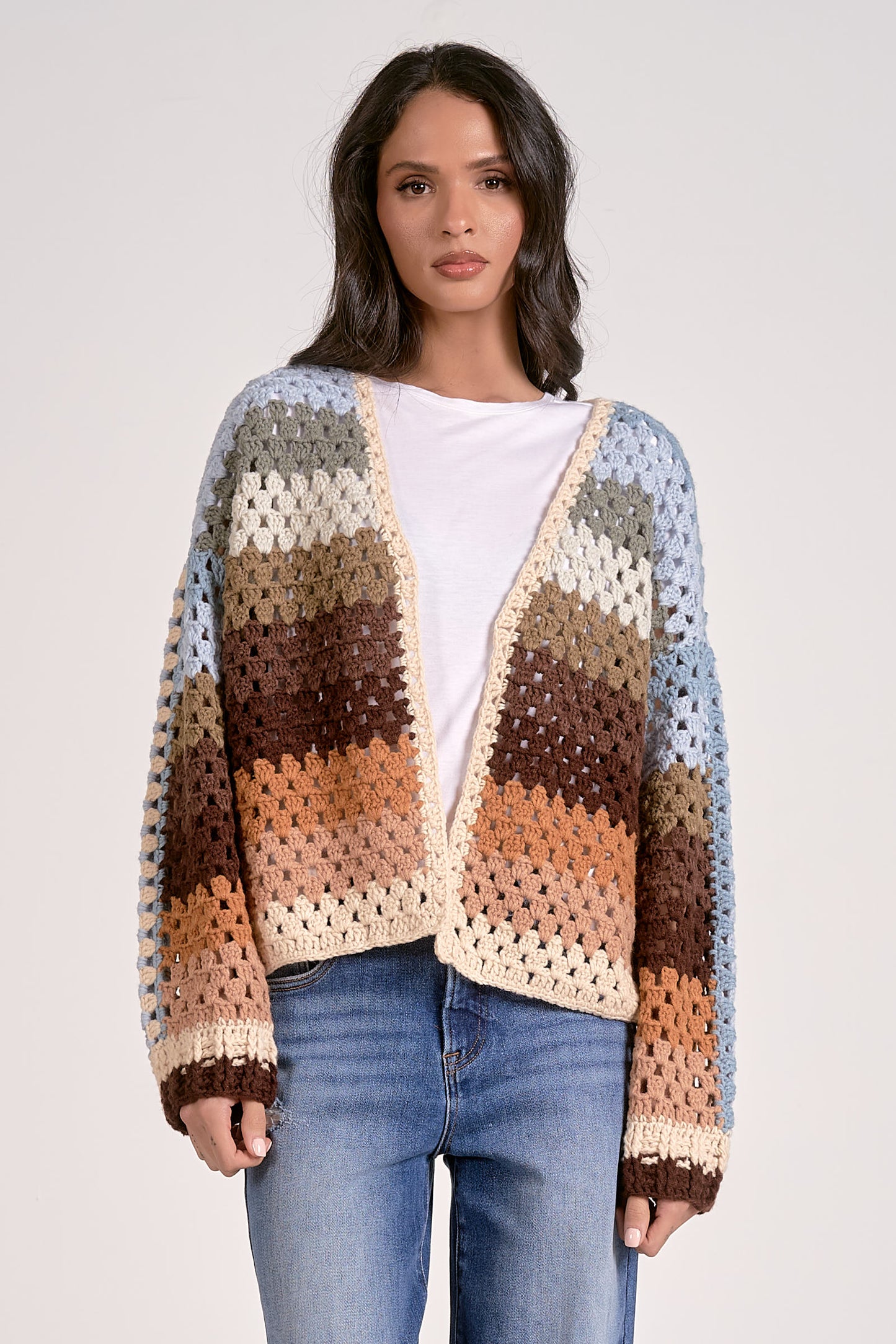 Elan Stripe Cardigan