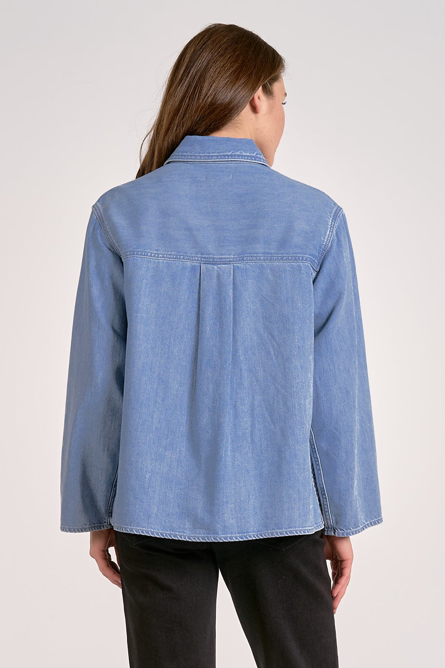 Elan Denim Wash Shacket