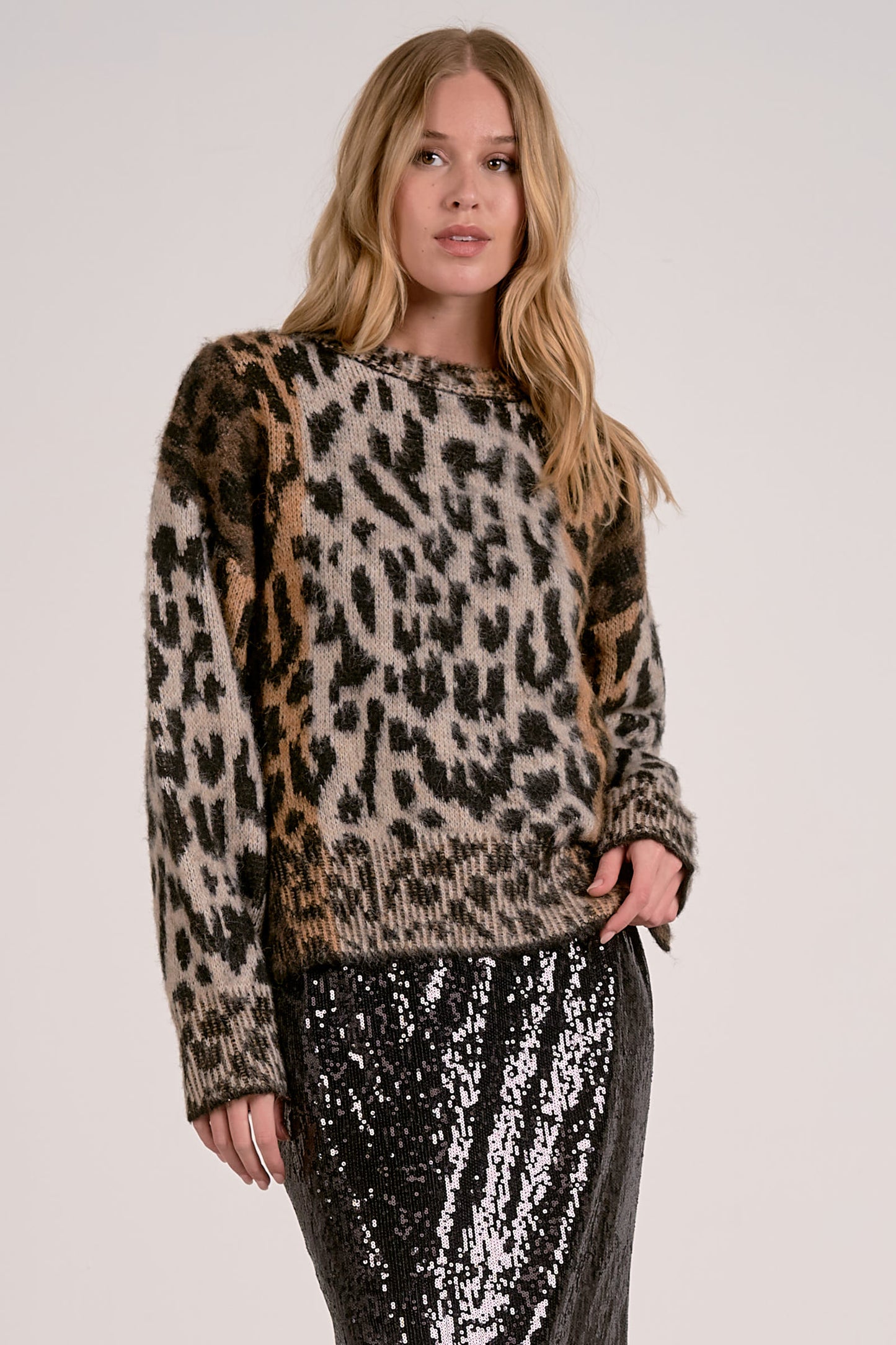 Elan Cheetah Sweater