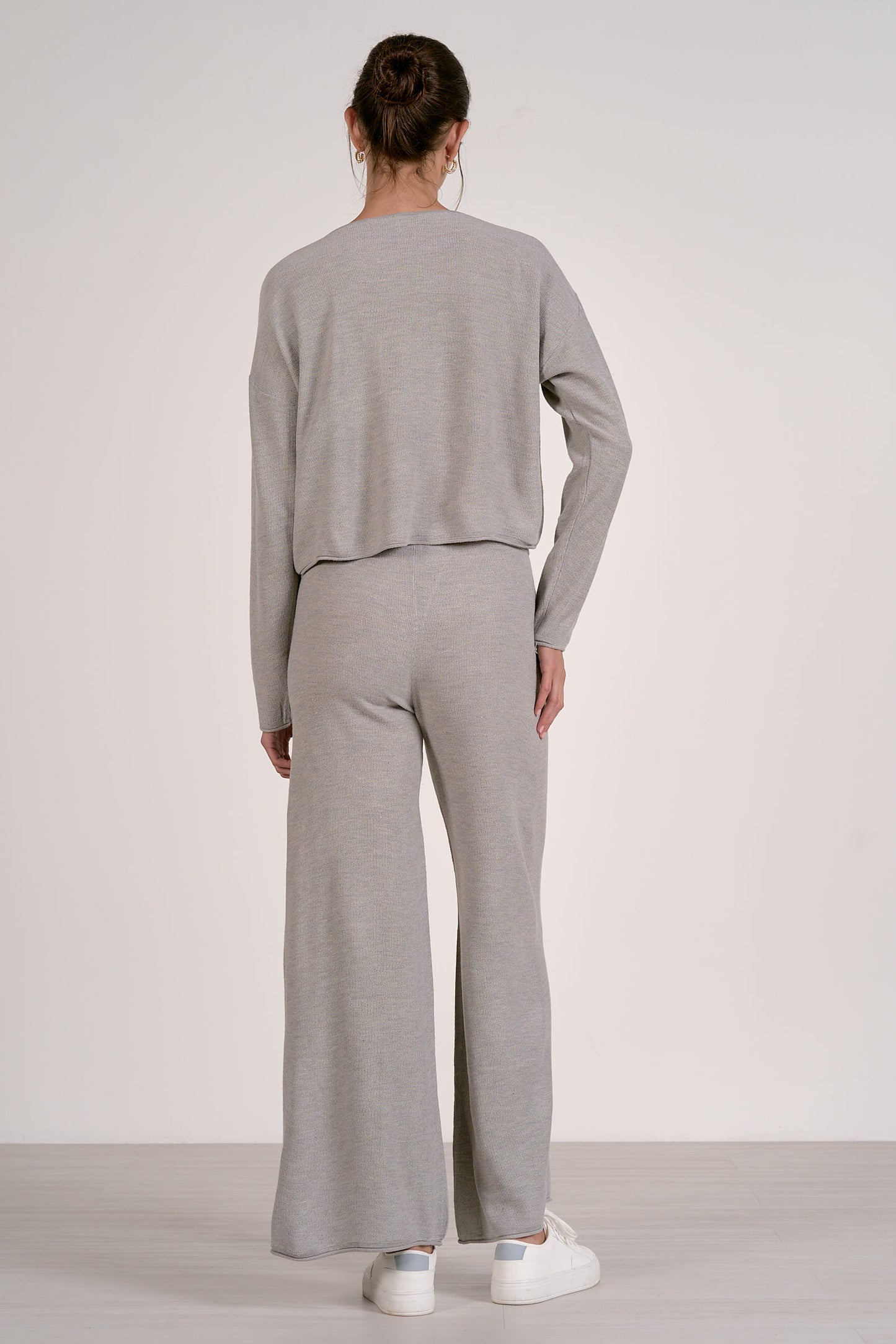 Elan Grey Crew Sweater