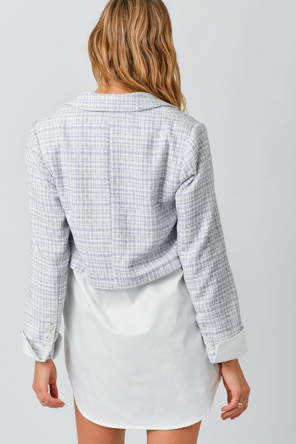 Twofer Mixed Blazer