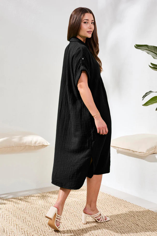 Tribal Flowy Shirt Dress