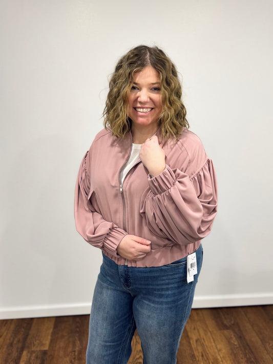 Mauve Balloon Jacket