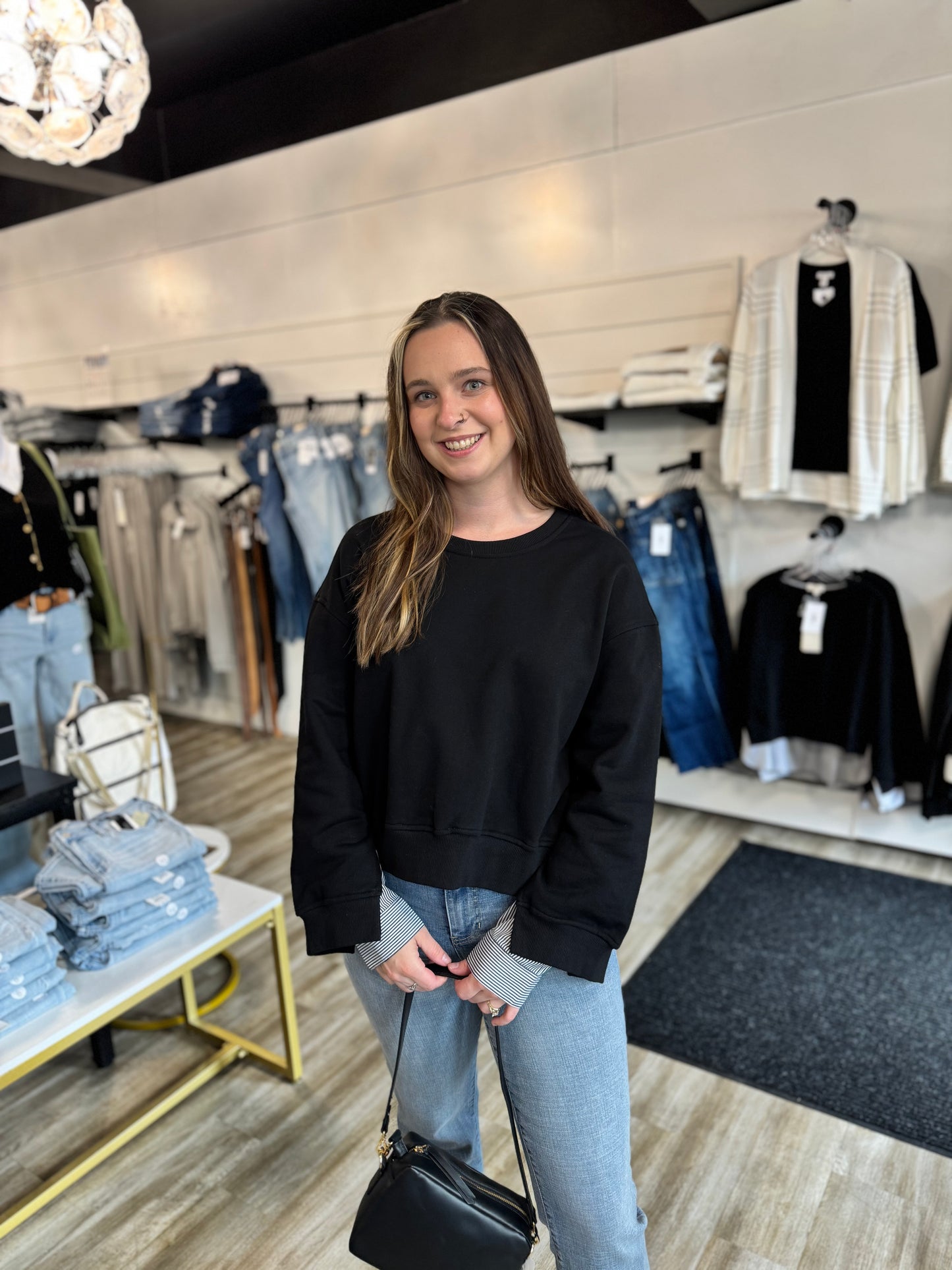 Elan Mix Media Sweatshirt