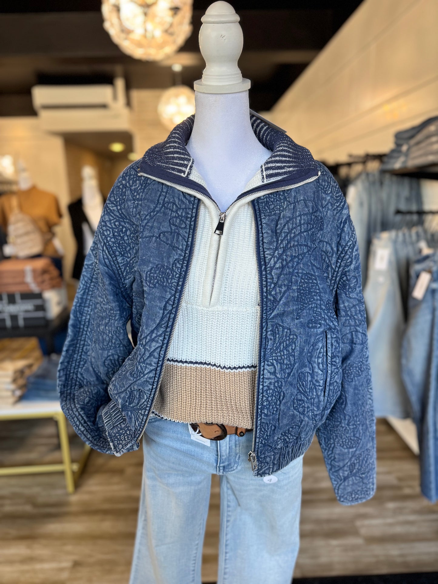 DEX quilted Bomber Jacket