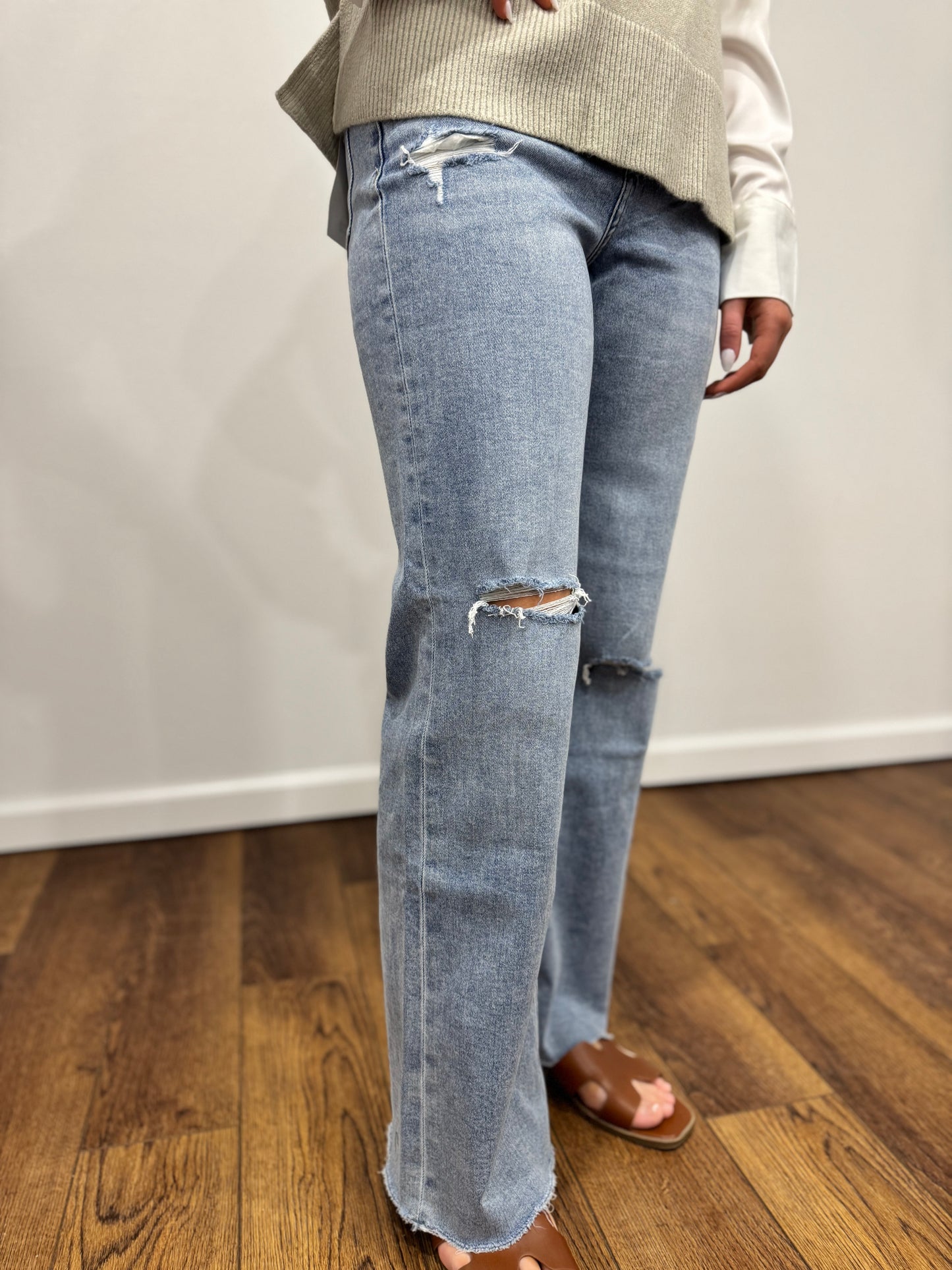 MICA DEHOURS HIGH RISE WIDE LEG