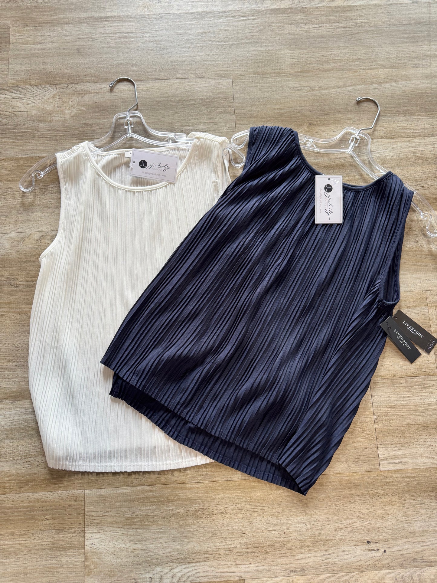 Liverpool Sleeveless Top Navy