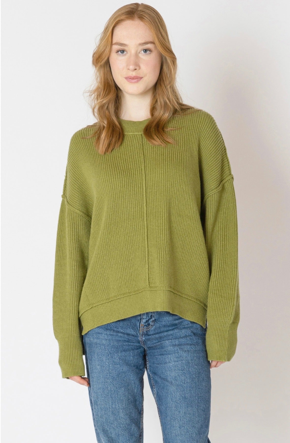 Dex Oregano Mock Sweater