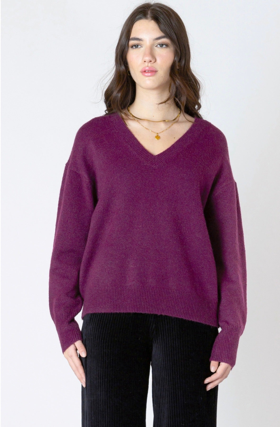 Dex Plum Sweater