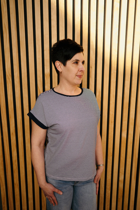 Navy Stripe Tshirt