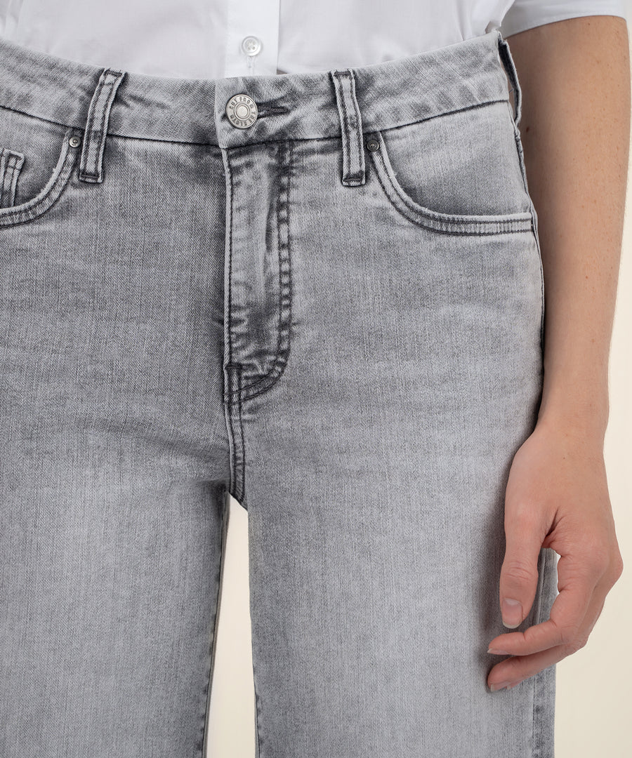 KUT Meg Wide Leg Jean Grey