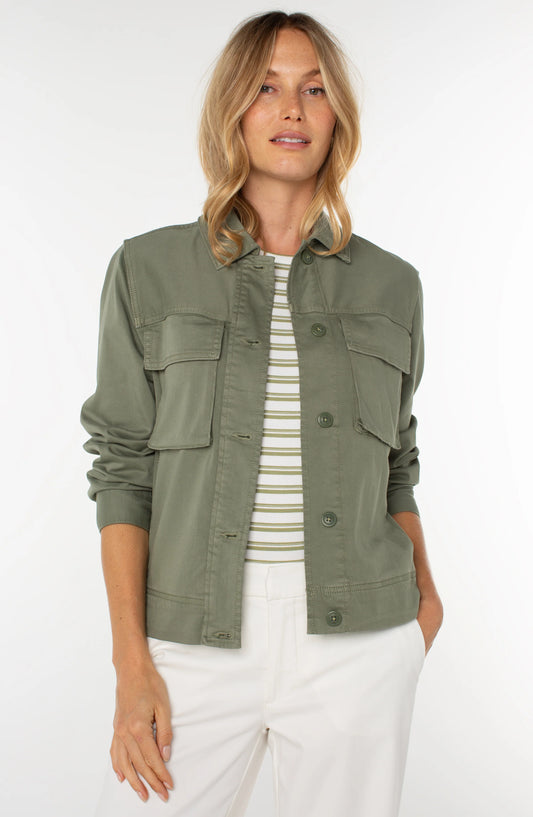 Liverpool Olive Cargo Jacket