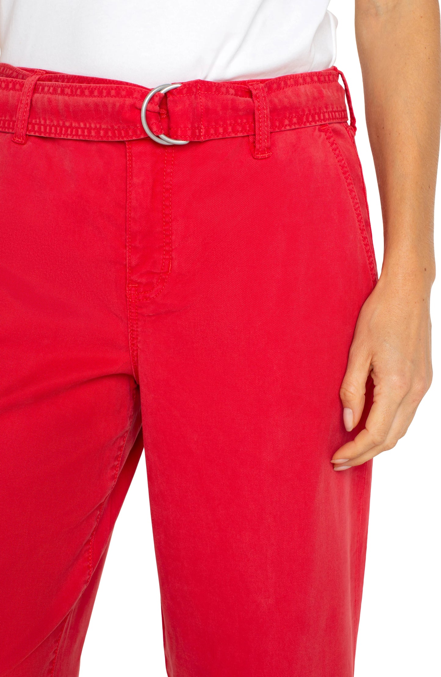 Liverpool Stride Crop Wide Leg Pant