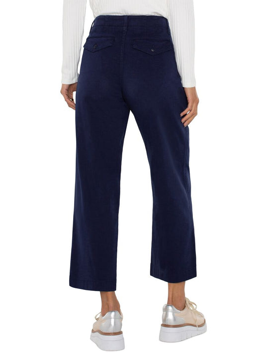 Liverpool Wide Leg Crop Trouser