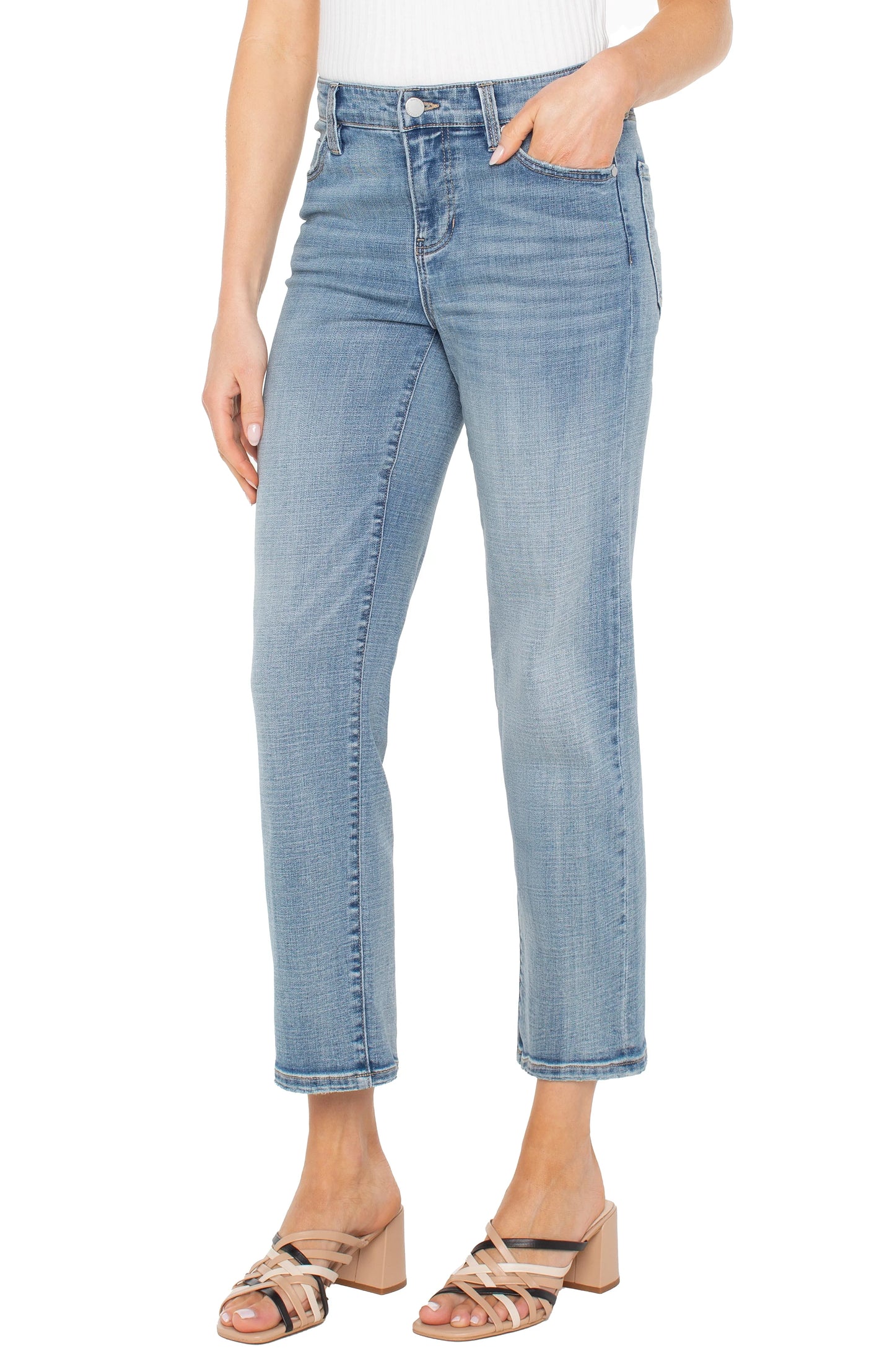 Liverpool crop Jean Kennedy denim