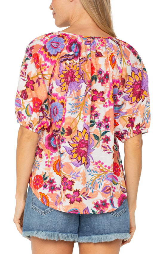 Liverpool Floral Blouse