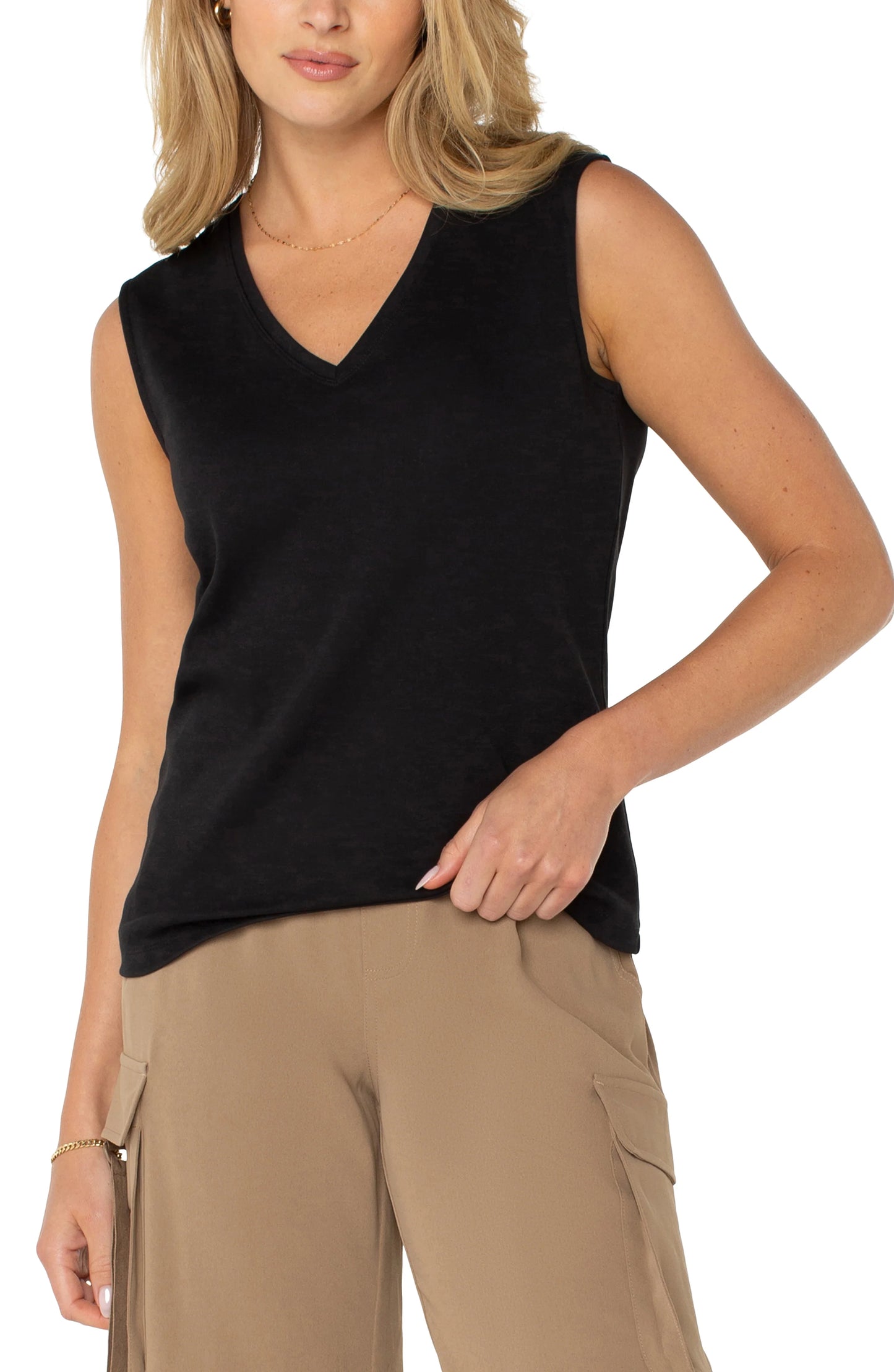 Liverpool Sleeveless Vneck Tank