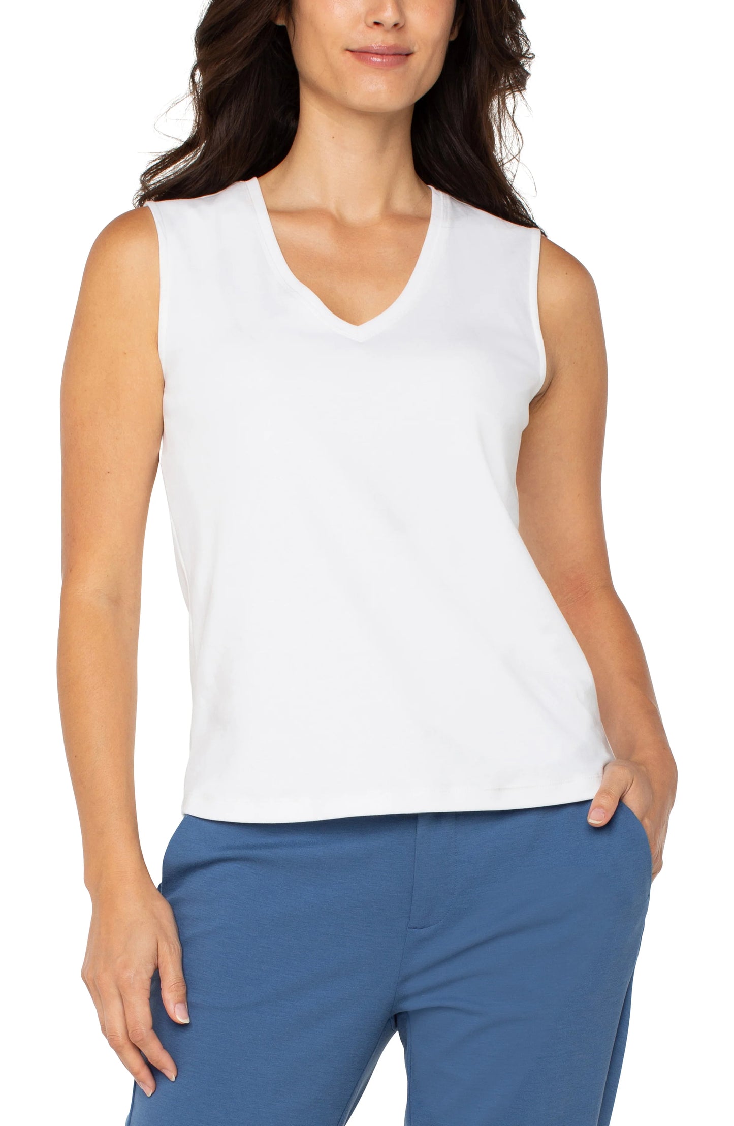 Liverpool Sleeveless Vneck Tank