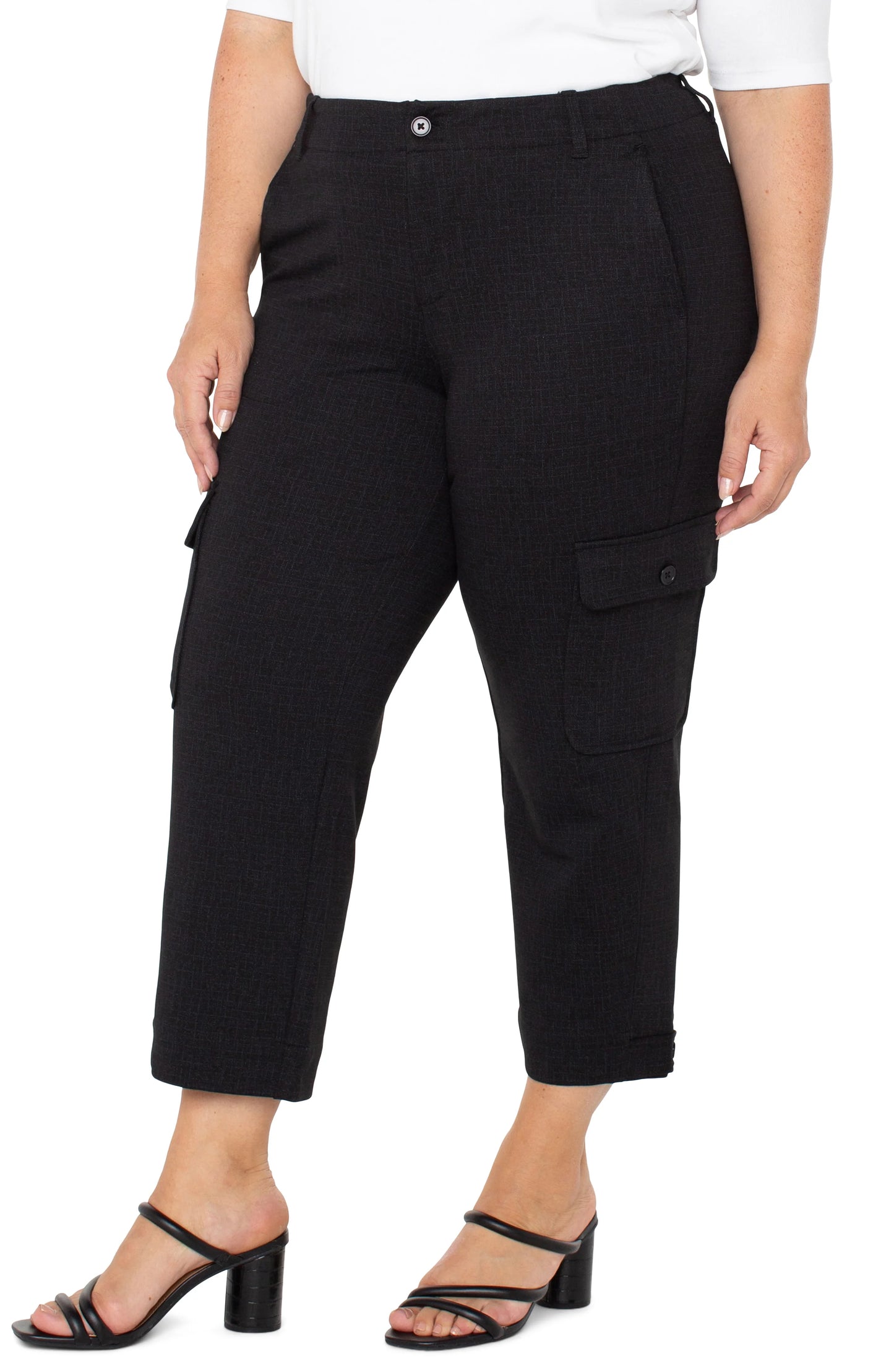 Liverpool Plus Cargo Black Pant