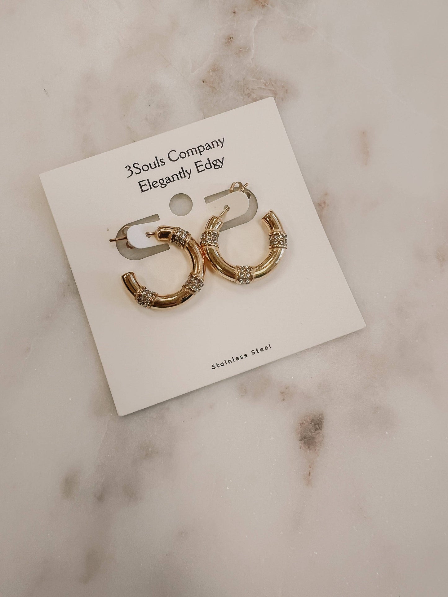 Diamond Hoop Earring