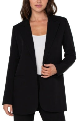 Liverpool Black Button Front Blazer