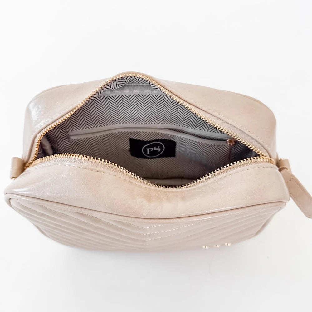 Quilted Camera Crossbody Bag