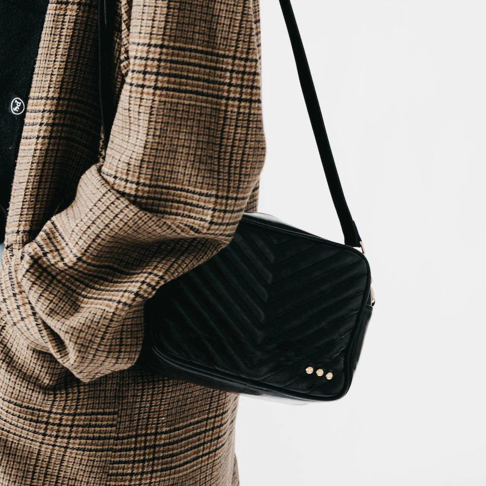 Quilted Camera Crossbody Bag