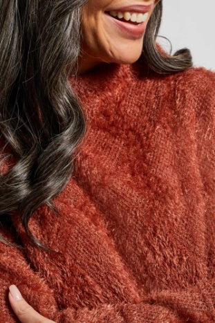 Tribal Funnel Neck Top