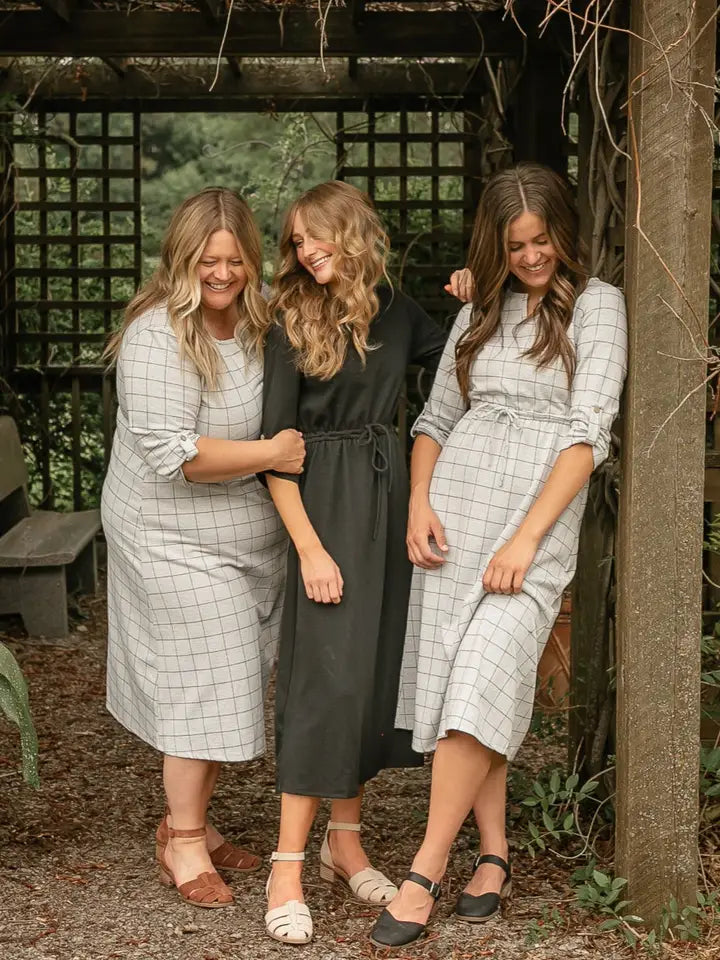 Monica Tie Waist Midi Dress