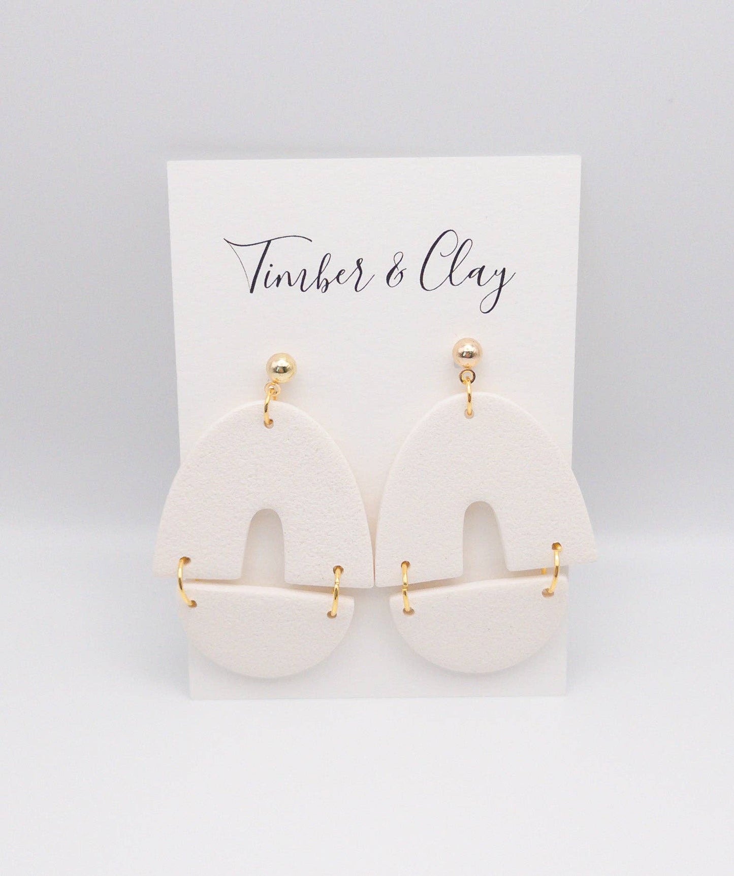 Textured Arch Dangles