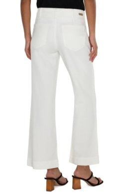 Liverpool Hannah Flare Off White Pant