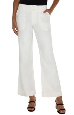 Liverpool Hannah Flare Off White Pant