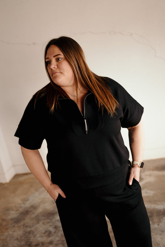 Tribal Black Scuba Short Sleeve Shirt