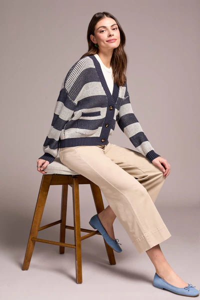 Tribal Stripe Cardigan