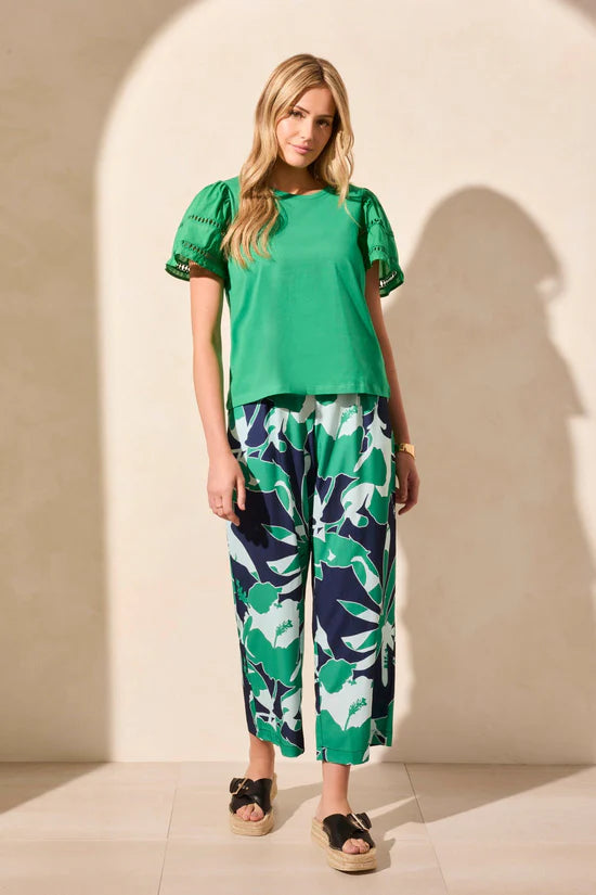 Tribal Flutter Sleeve Top