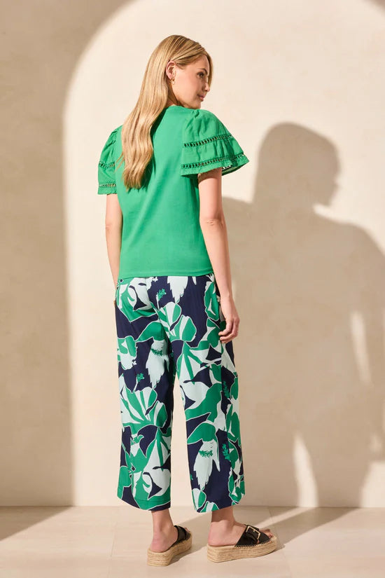 Tribal Flutter Sleeve Top