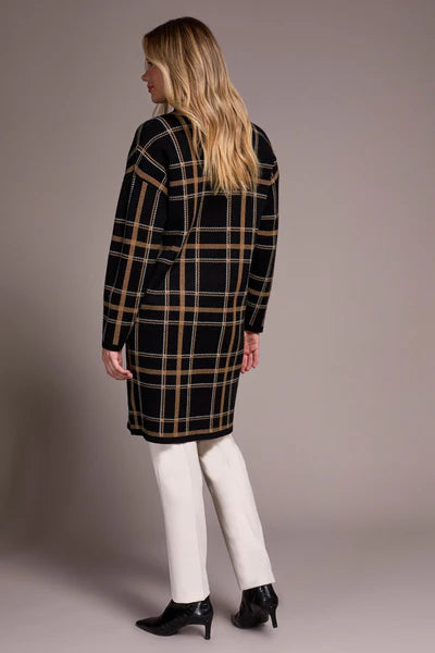 Tribal Plaid Coatigan