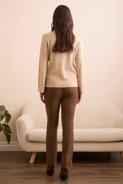 Tribal Latte Funnel Neck Sweater