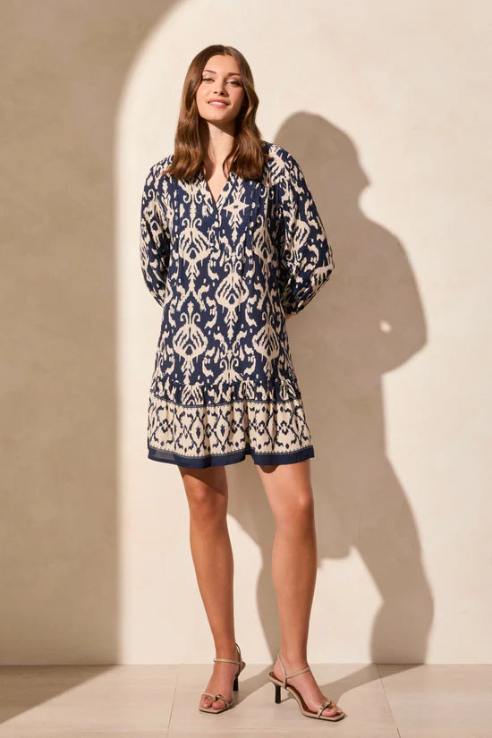 Tribal Border Print Dress